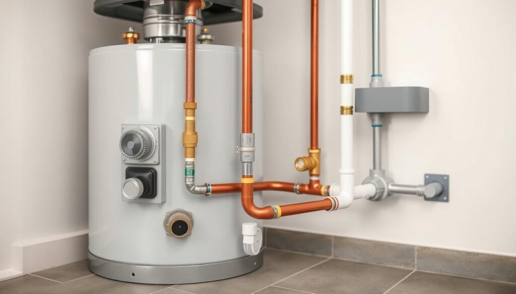 water heater plumbing